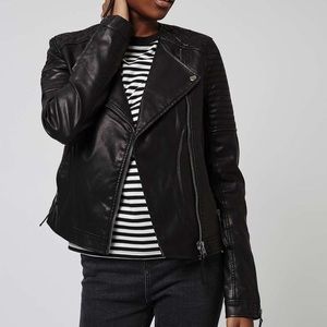 TOPSHOP Vegan Leather Jacket